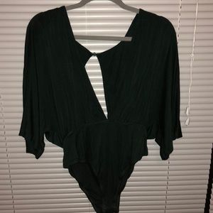 Plunging Bodysuit